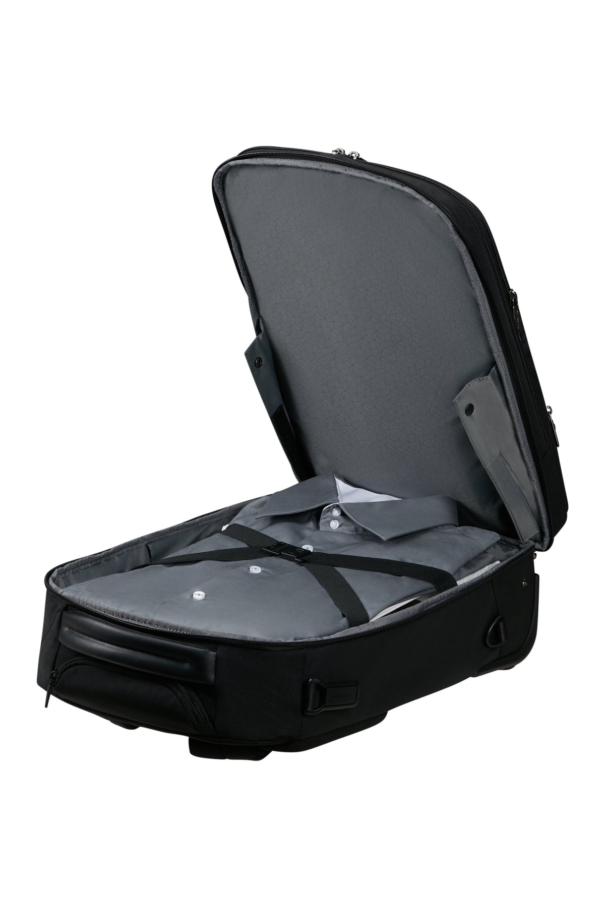 Plecak na laptopa na kółkach Samsonite Evosight 17,3″ czarny – wnętrze