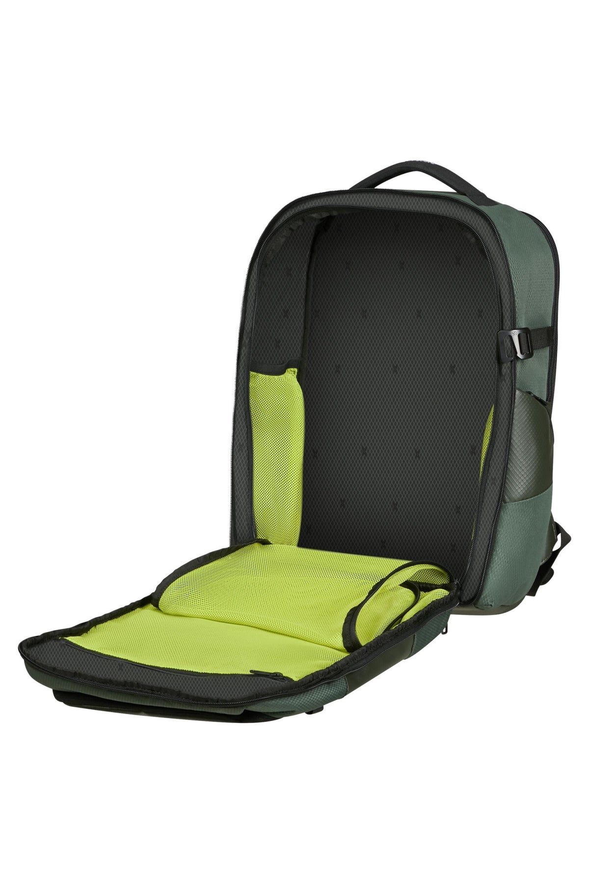 Plecak na laptopa Samsonite Armox M zielony – wnętrze