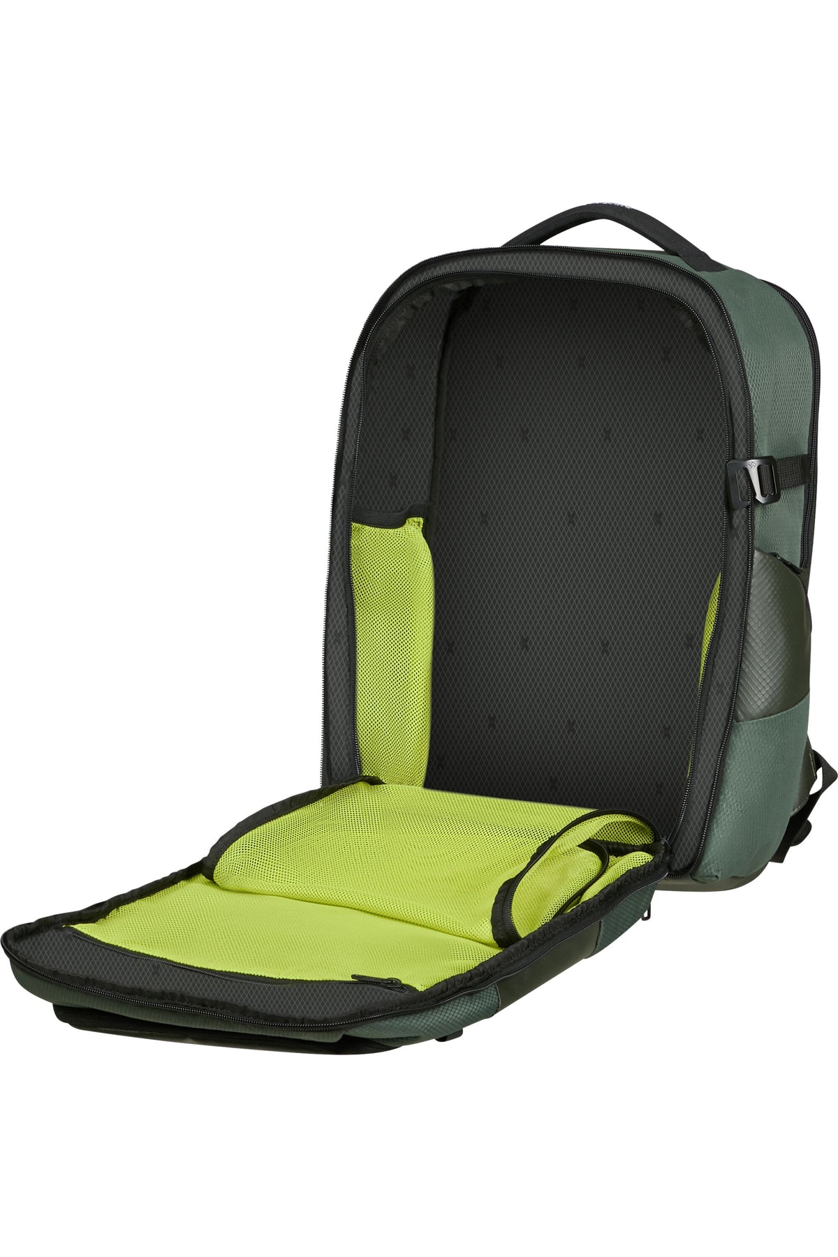 Plecak na laptopa Samsonite Armox M zielony – wnętrze