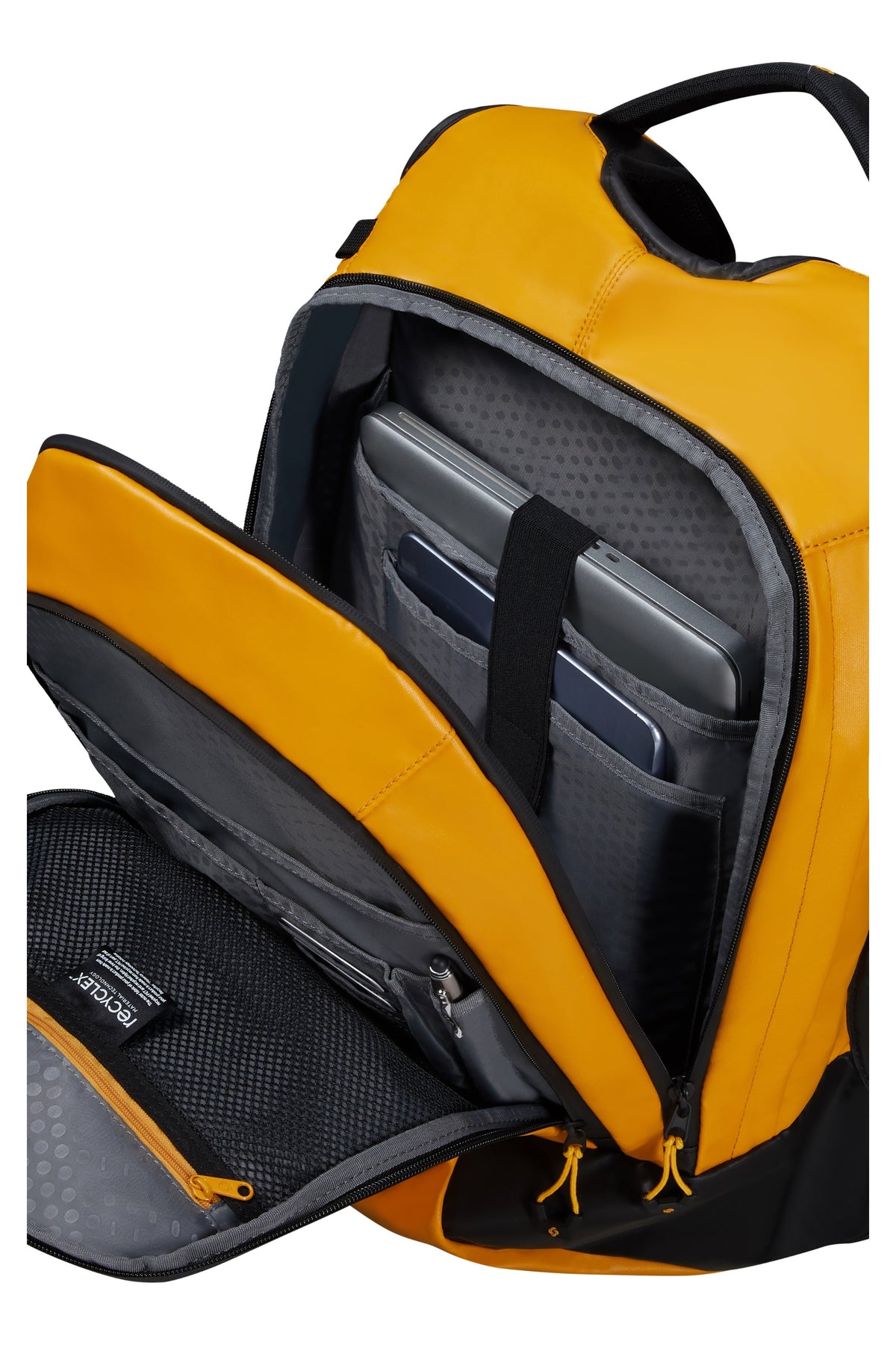 Plecak na laptopa Samsonite Prodiver M 15,6″ 19 l (Ecodiver) Yellow – wnętrze