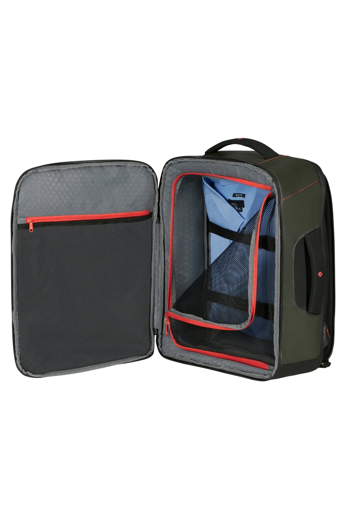 Plecak kabinowy na laptopa Samsonite Prodiver M 33 l (Ecodiver) Climbing Ivy – wnętrze