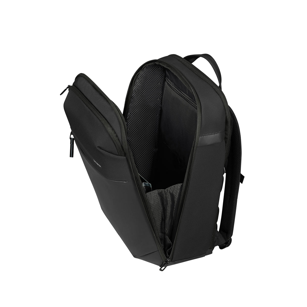 Plecak na laptopa Samsonite Moderny 17.3" czarny – wnętrze