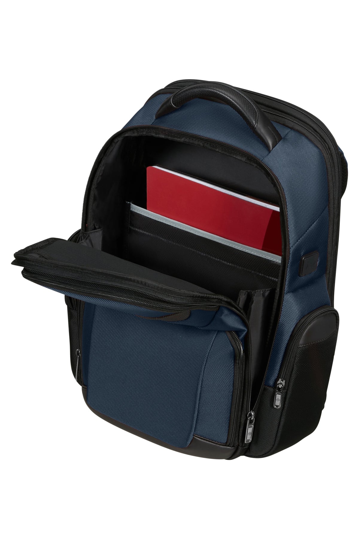Plecak na laptopa Samsonite PRO-DLX 6 15,6″ powiększany granatowy – wnętrze