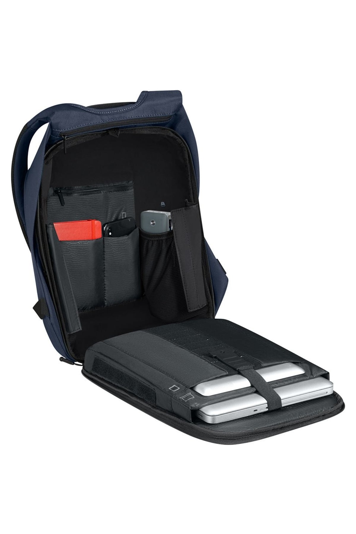 Plecak na laptopa Samsonite Securipak 2.0 14,1″ granatowy – wnętrze