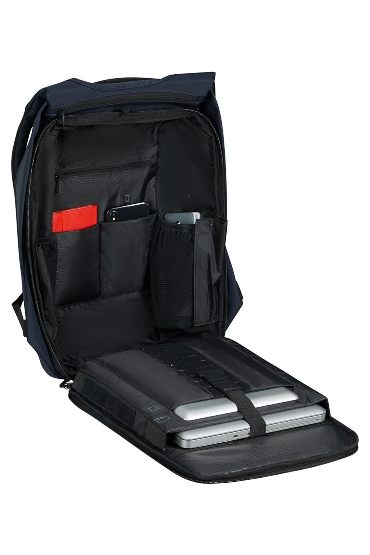Plecak na laptopa Samsonite Securipak 2.0 15,6″ granatowy – wnętrze