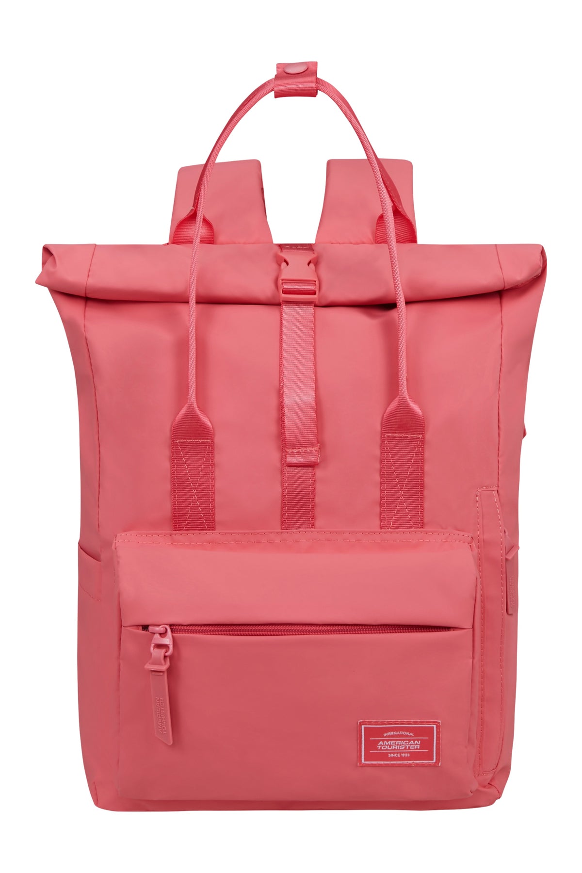 Plecak rolowany American Tourister Urban Groove Puff Pink Glitch