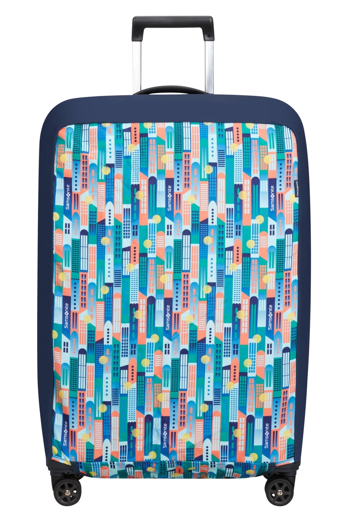 Pokrowiec na walizkę Samsonite L miejski print