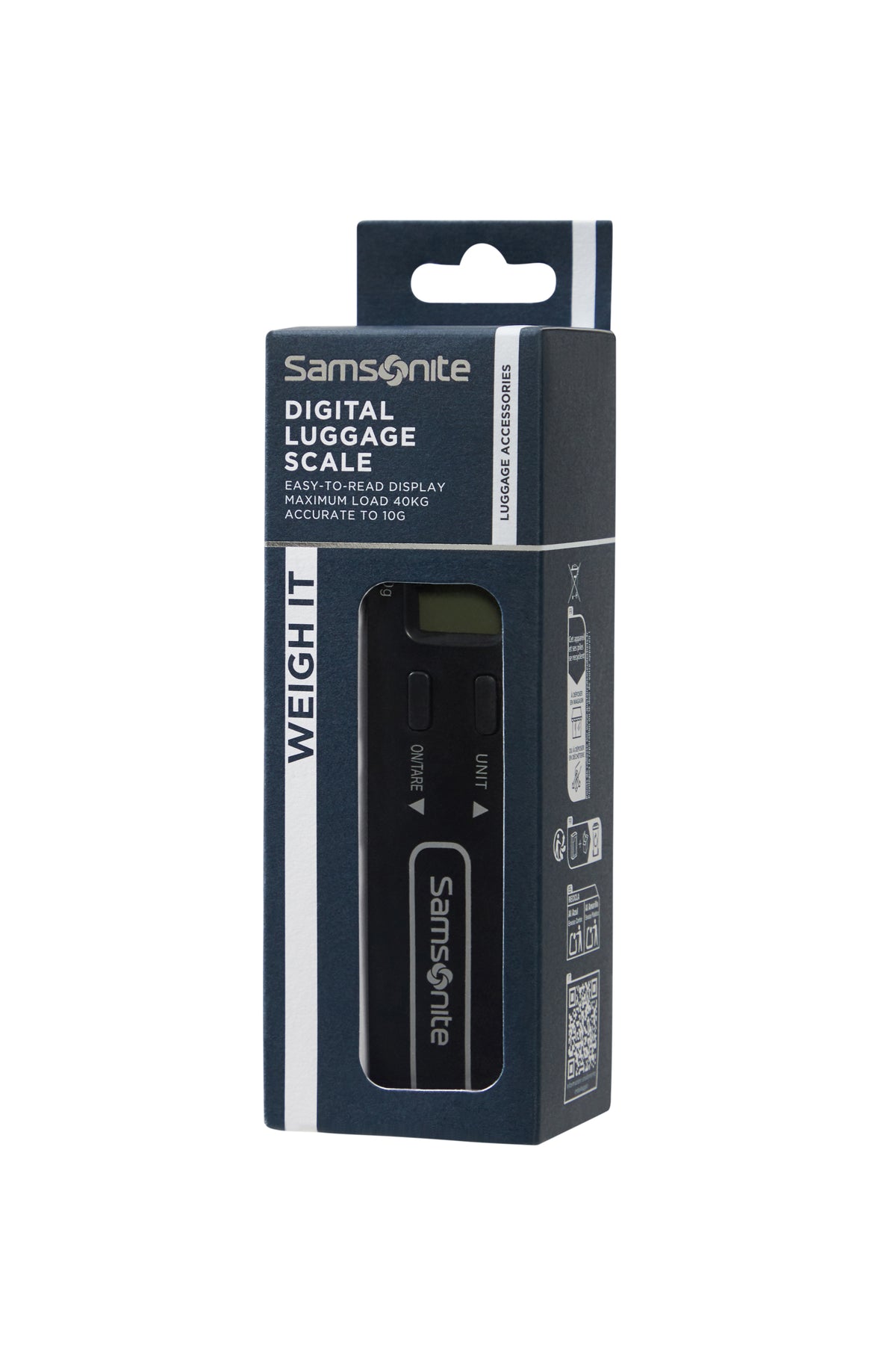Waga elektroniczna Samsonite czarna