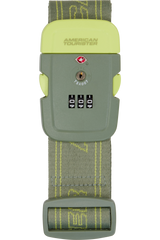 Pas bagażowy z zamkiem TSA American Tourister Olive