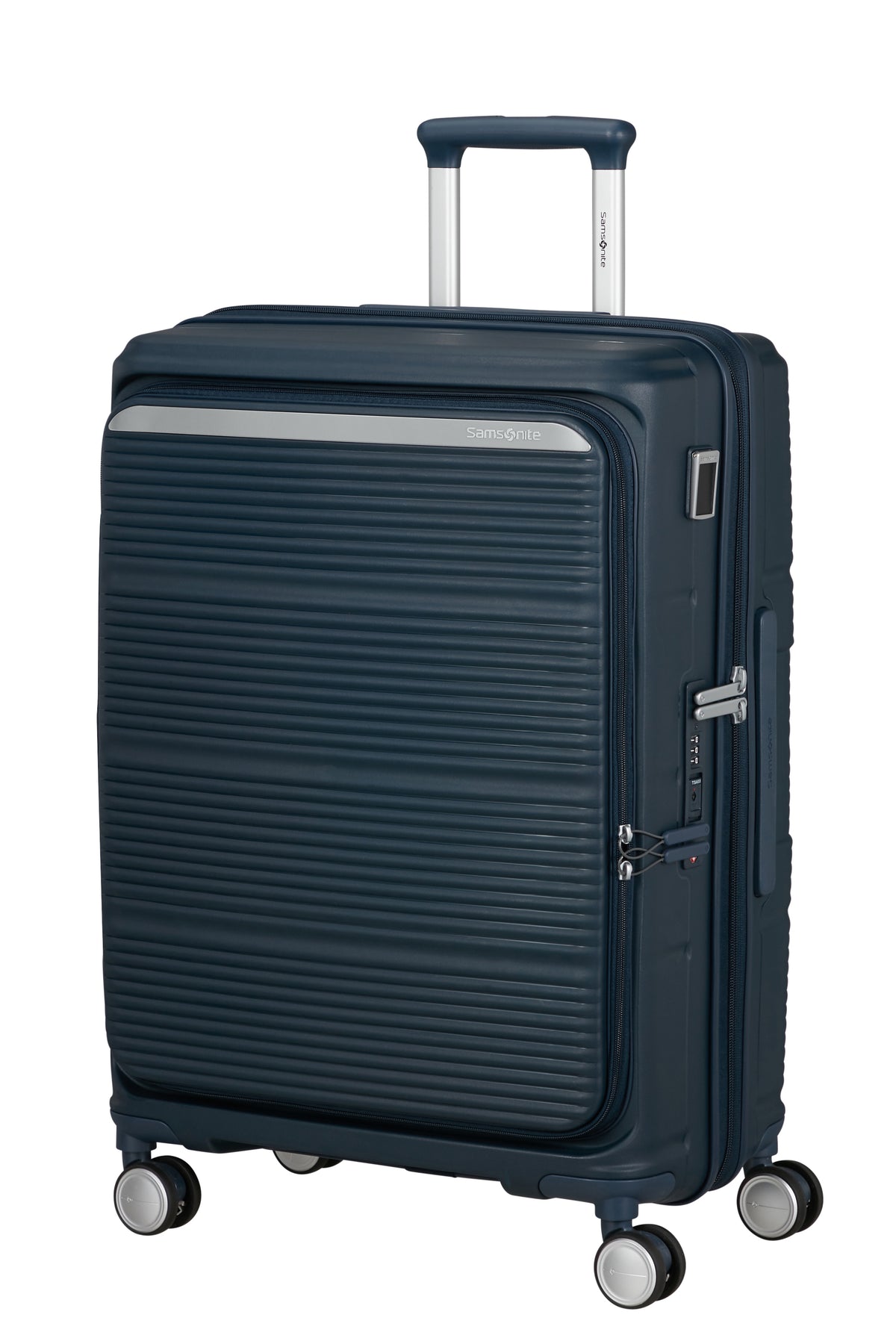 Samsonite Paralux 67 cm granatowa – widok 3/4