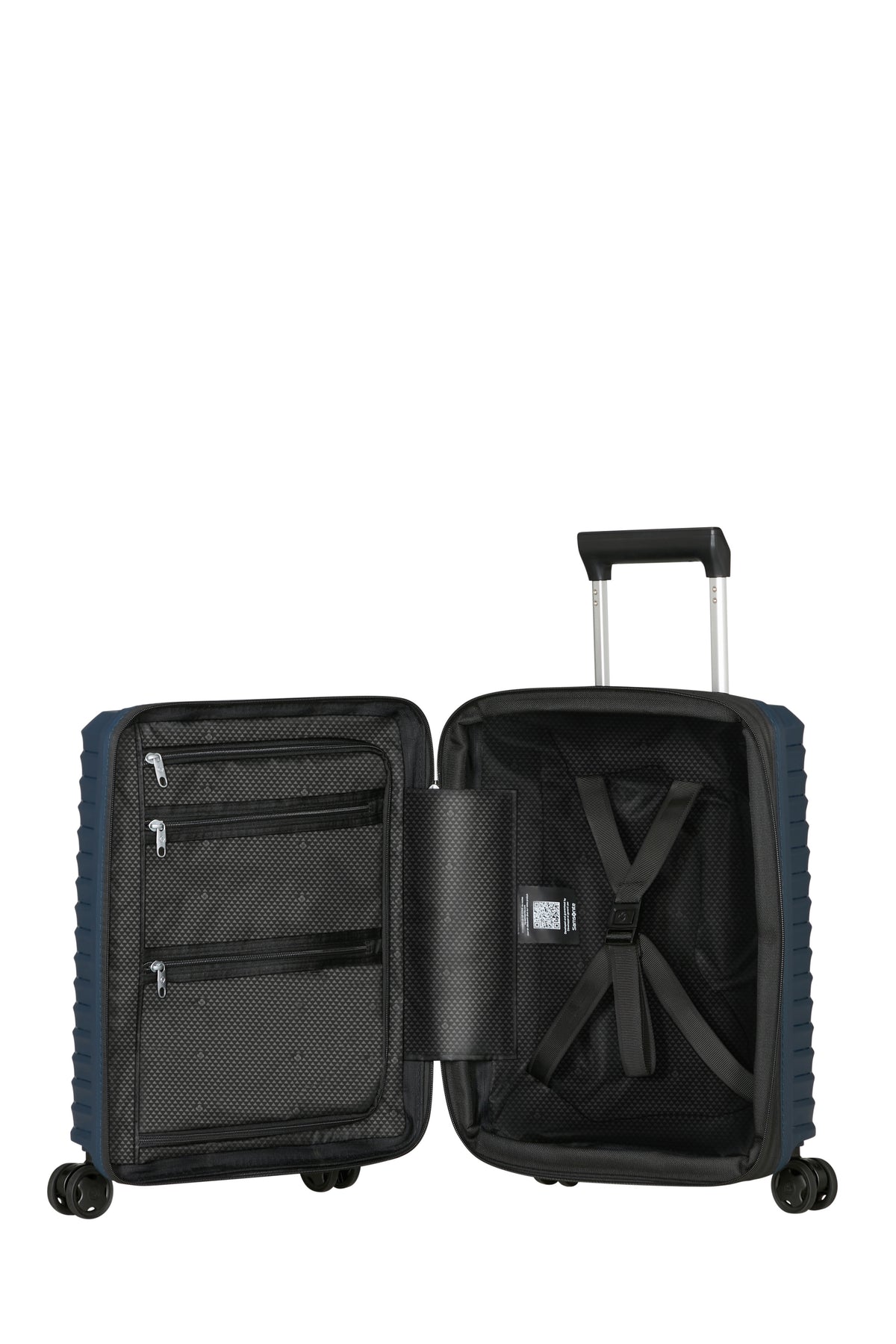Walizka Samsonite Upscape 45 cm Blue Nights – wnętrze