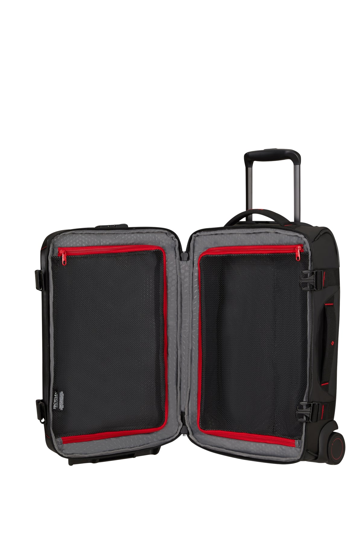 Torba na kółkach Samsonite Prodiver 55 cm 40 l z kieszenią na laptop (Ecodiver) Czarny – wnętrze