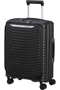 Walizka kabinowa Samsonite Upscape 55 cm czarna – widok 3/4
