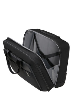 Torba na laptopa na kółkach Samsonite Evosight 17,3” czarna – wnętrze