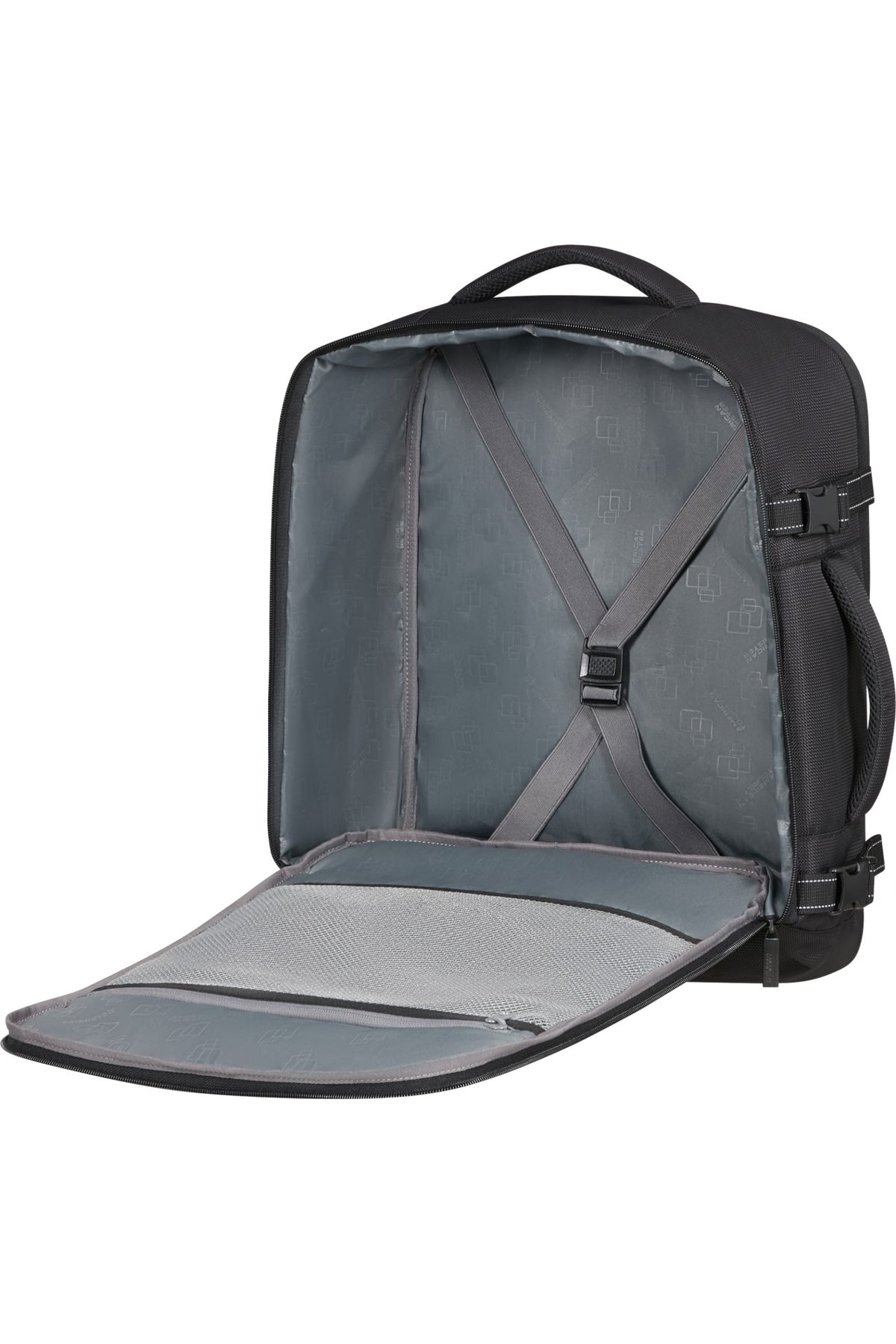 Plecak American Tourister Take2Cabin M Pro Flash Black – wnętrze
