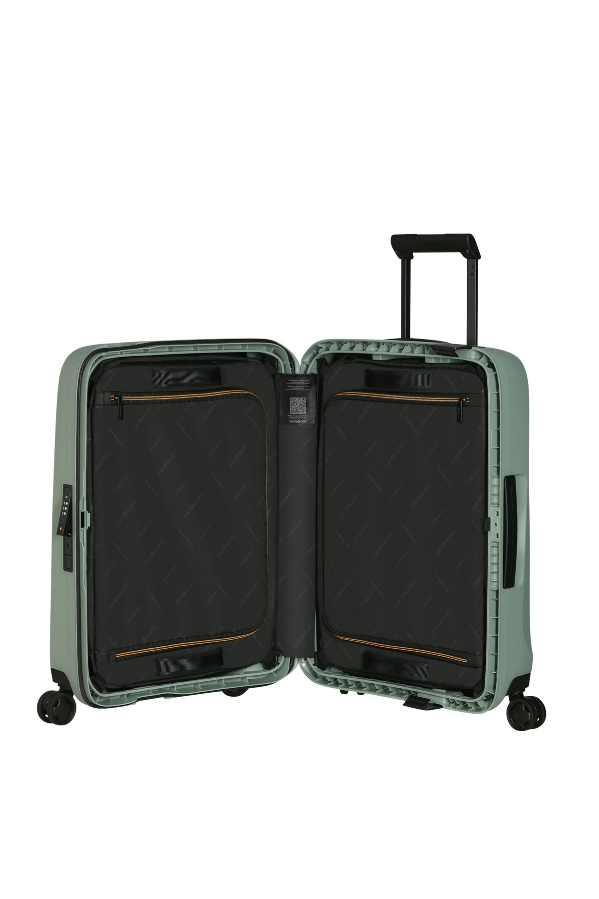 Walizka Samsonite Essens 55 cm Sage – wnętrze
