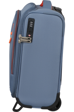 Walizka pod siedzenie American Tourister Cloudrider 40 cm Stone Blue – bok