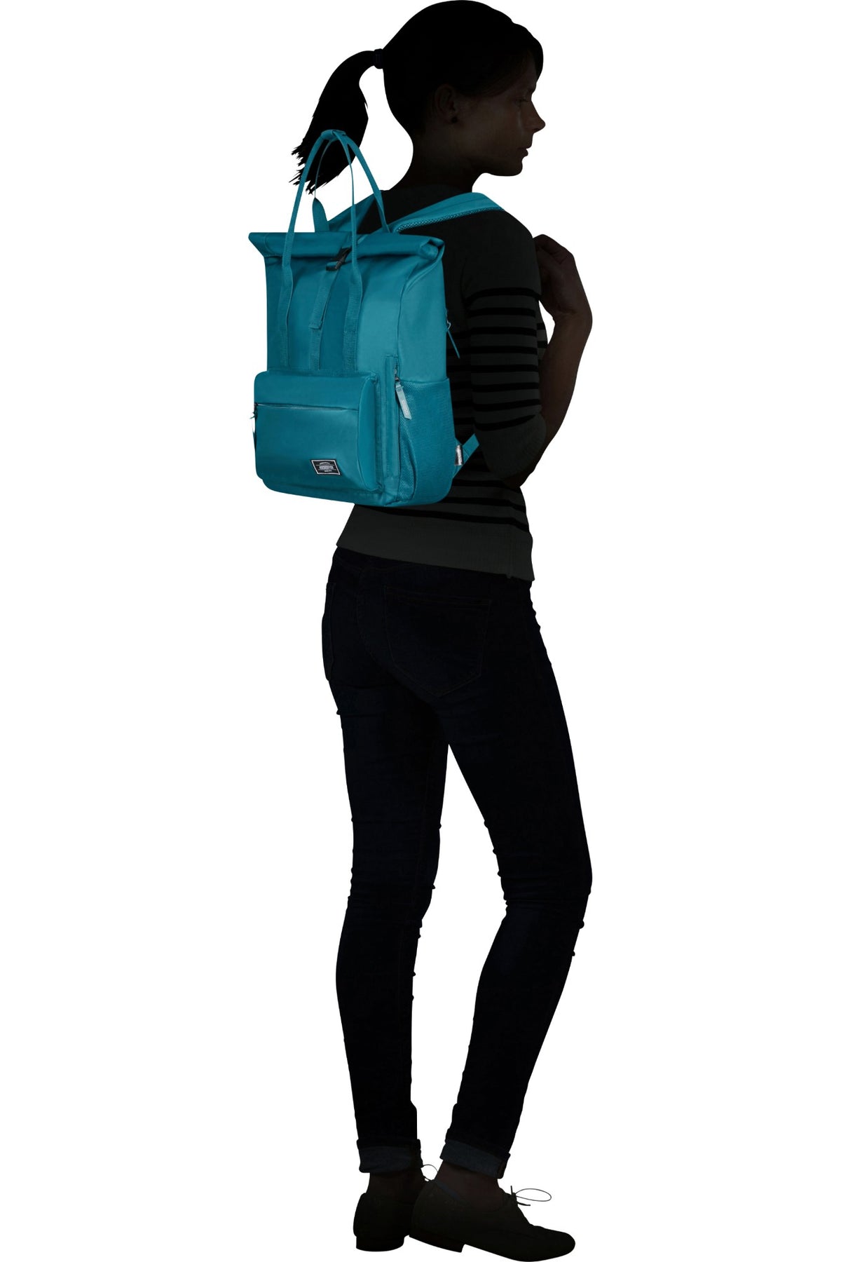 Plecak rolowany na laptopa American Tourister Urban Groove 15,6" Deep Ocean – zdjęcie 2