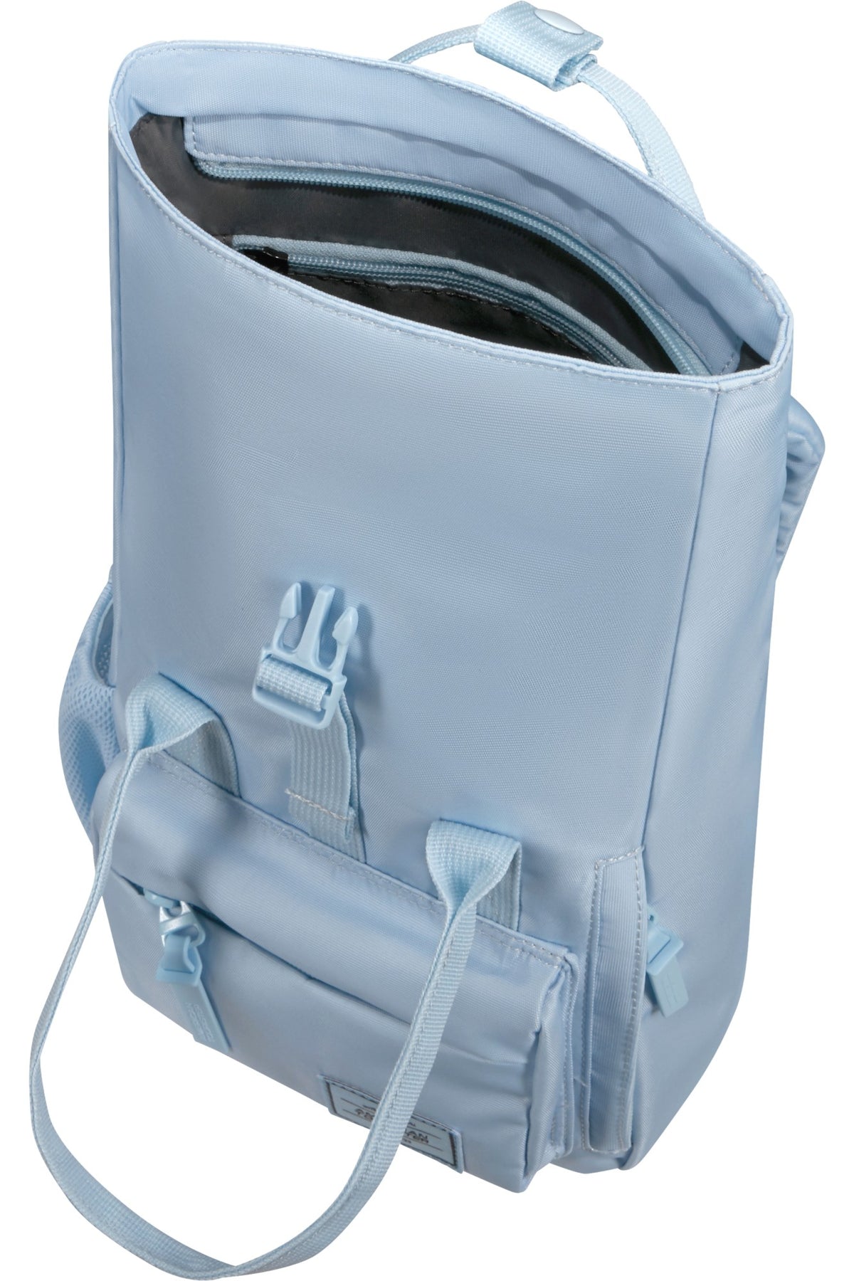 Plecak rolowany American Tourister Urban Groove City Mini Pastel Blue – wnętrze