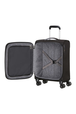 Walizka kabinowa American Tourister Cloudrider 55 cm czarna – wnętrze