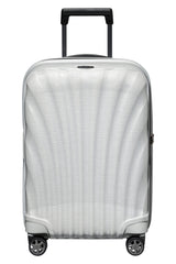 Walizka kabinowa Samsonite C-Lite 55 cm powiększana Off White