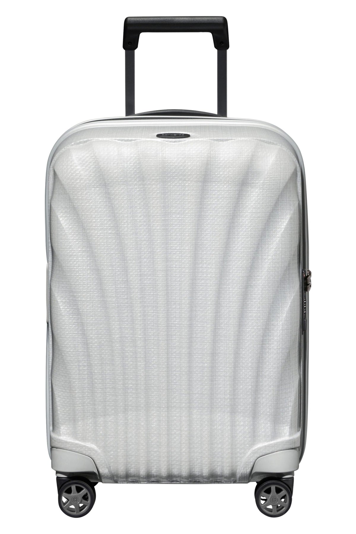 Walizka kabinowa Samsonite C-Lite 55 cm powiększana Off White