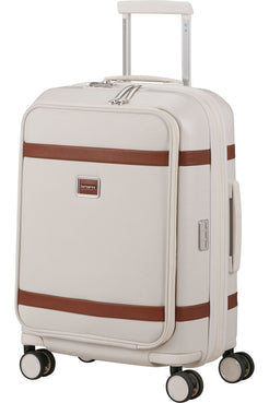 Walizka kabinowa Samsonite Image 55cm powiększana Easy Access z kieszenią na laptop 15.6" beżowa – zdjęcie 3