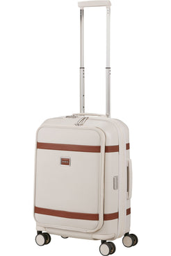 Walizka kabinowa Samsonite Image 55cm powiększana Easy Access z kieszenią na laptop 15.6" beżowa – zdjęcie 6