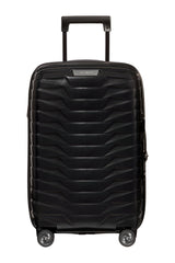 Walizka kabinowa Samsonite Proxis 55 cm powiększana z portem USB – czarna, przód