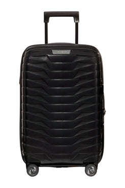 Walizka kabinowa Samsonite Proxis 55 cm powiększana z portem USB – czarna, przód