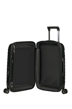 Walizka kabinowa Samsonite Proxis 55 cm powiększana z portem USB – czarna, wnętrze