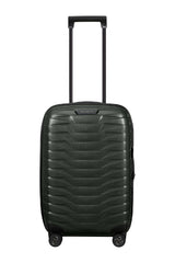 Walizka kabinowa Samsonite Proxis 55 cm powiększana z portem USB – zielona, przód