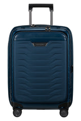 Walizka kabinowa Samsonite Proxis 55 cm powiększana Easy Access z kieszenią na laptop 15,6″ Petrol Blue