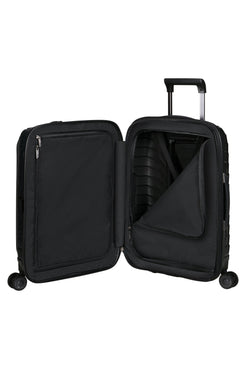 Walizka kabinowa Samsonite Proxis 55 cm powiększana Easy Access z kieszenią na laptop 15,6″ Black – wnętrze