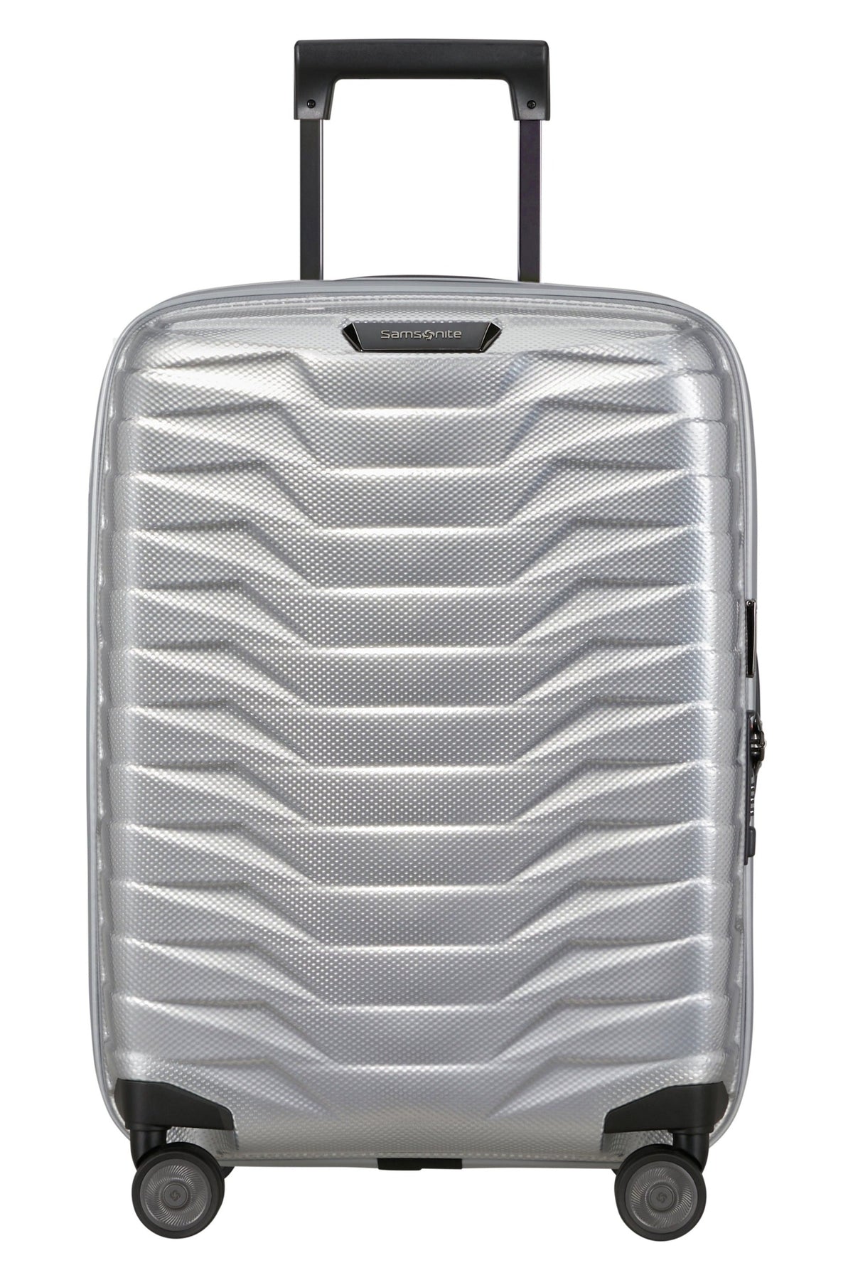 Walizka kabinowa Samsonite Proxis 55 cm powiększana 40/46 l Silver