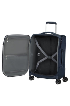 Walizka kabinowa Samsonite Respark 55 cm granatowa – wnętrze