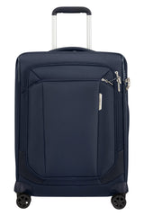 Walizka kabinowa Samsonite Respark 55 cm powiększana na 4 kółkach 43/49 l granatowa