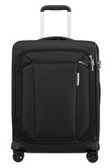 Walizka kabinowa Samsonite Respark 55 cm powiększana na 4 kółkach 43/49 l czarna