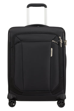 Walizka kabinowa Samsonite Respark 55 cm powiększana na 4 kółkach 43/49 l czarna