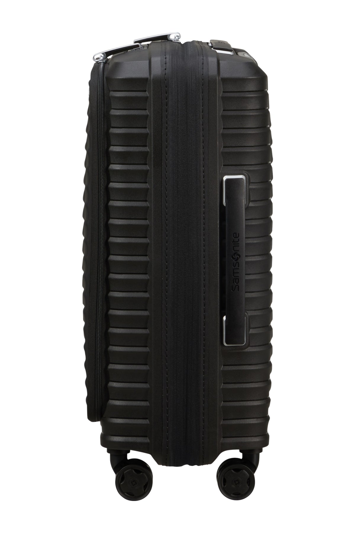 Walizka kabinowa Samsonite Upscape 55 cm czarna – bok