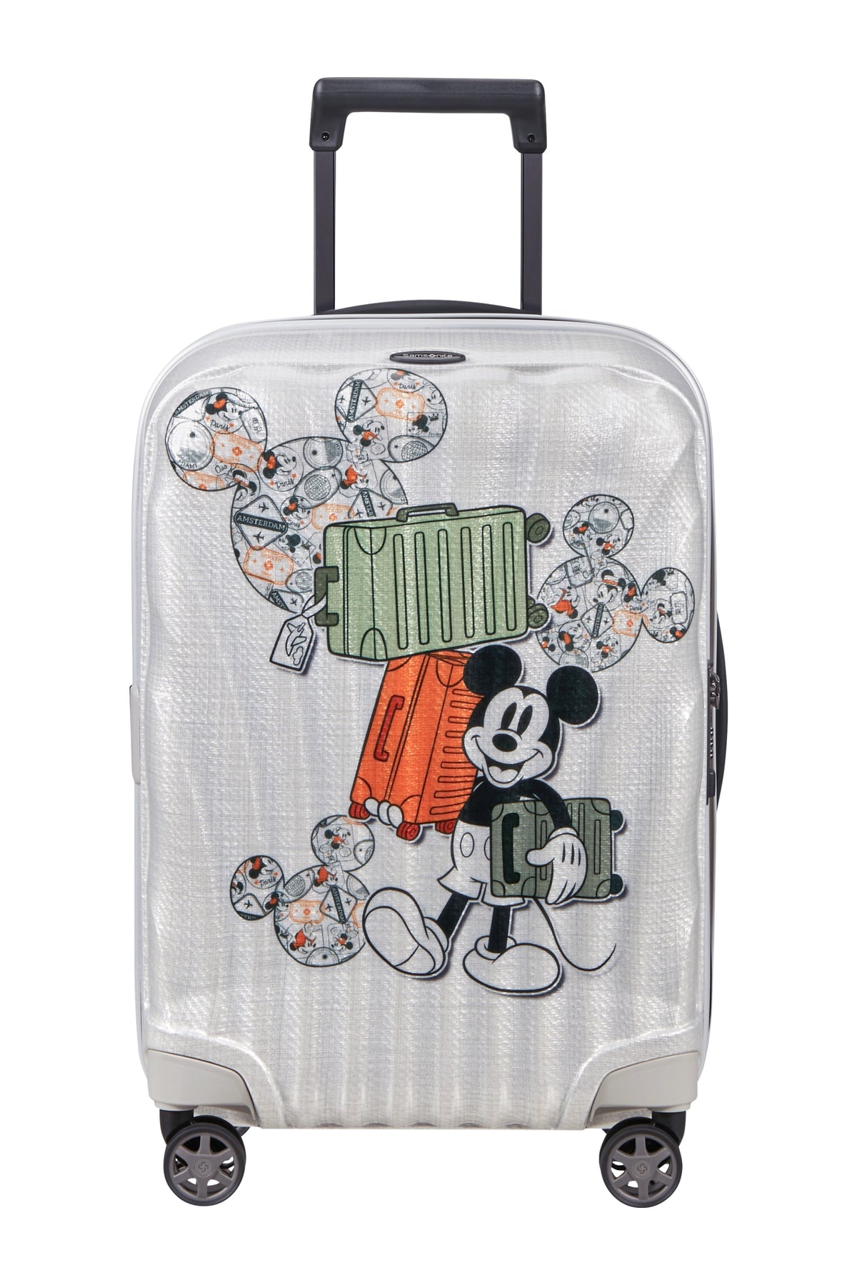 Walizka Samsonite C-Lite Disney 55 cm powiększana Mickey's Travel Tales