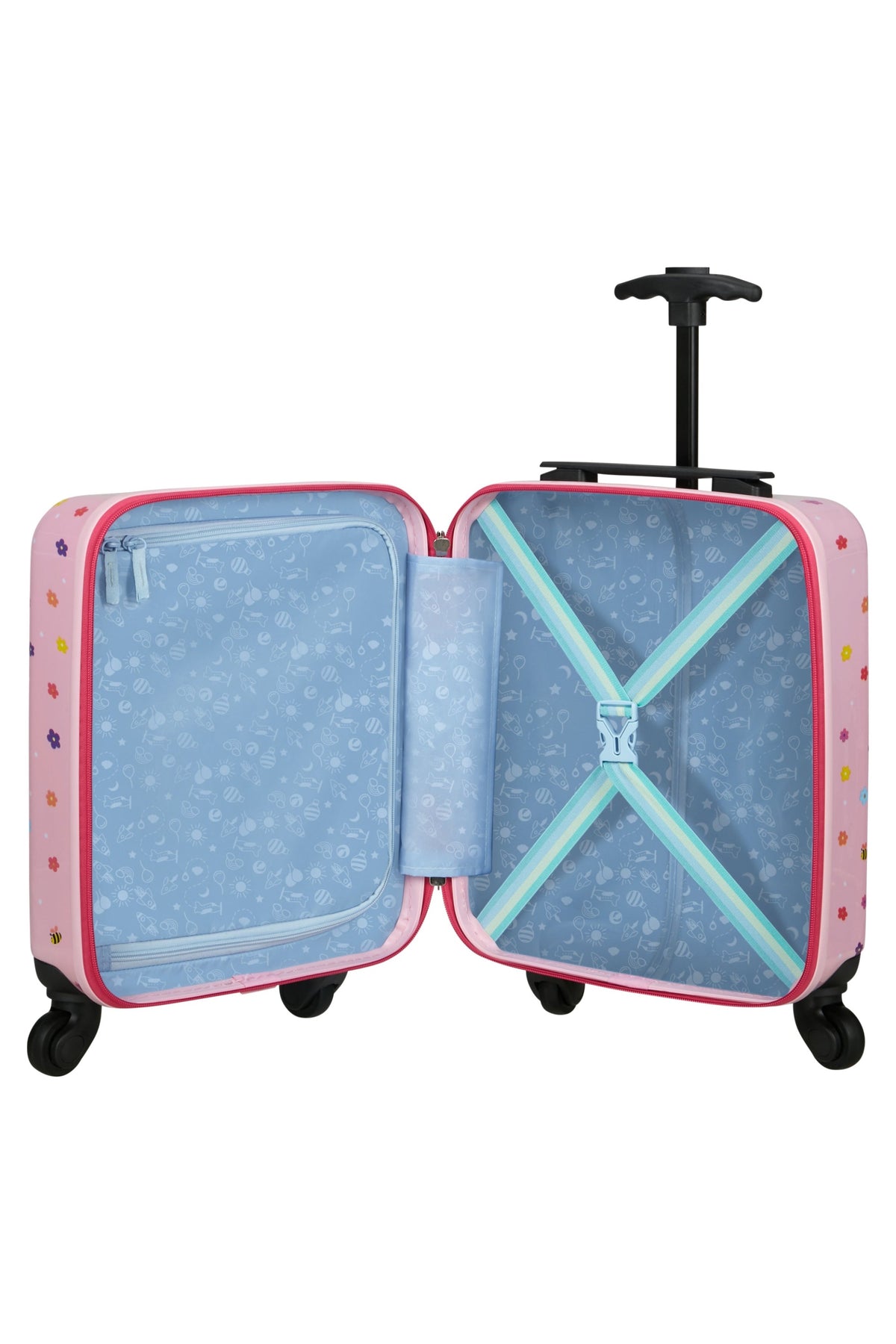 Walizka dziecięca Samsonite Daydream Disney 45 cm minnie flower power – wnętrze