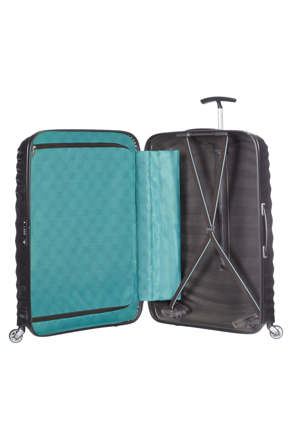 Walizka Samsonite Lite-Shock 75 cm Black – wnętrze