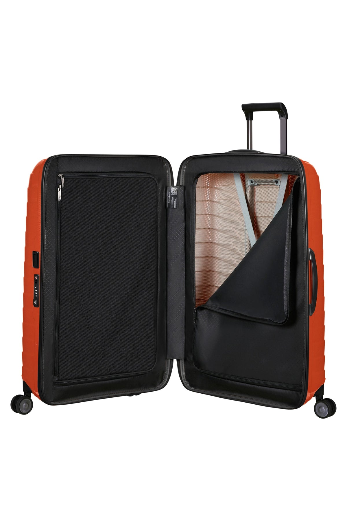 Walizka Samsonite Proxis 75 cm Flame – wnętrze