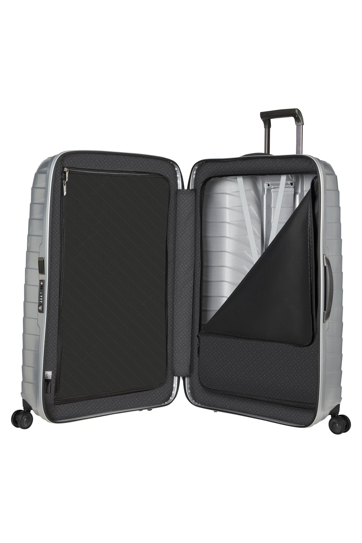 Walizka Samsonite Proxis 81 cm Silver – wnętrze
