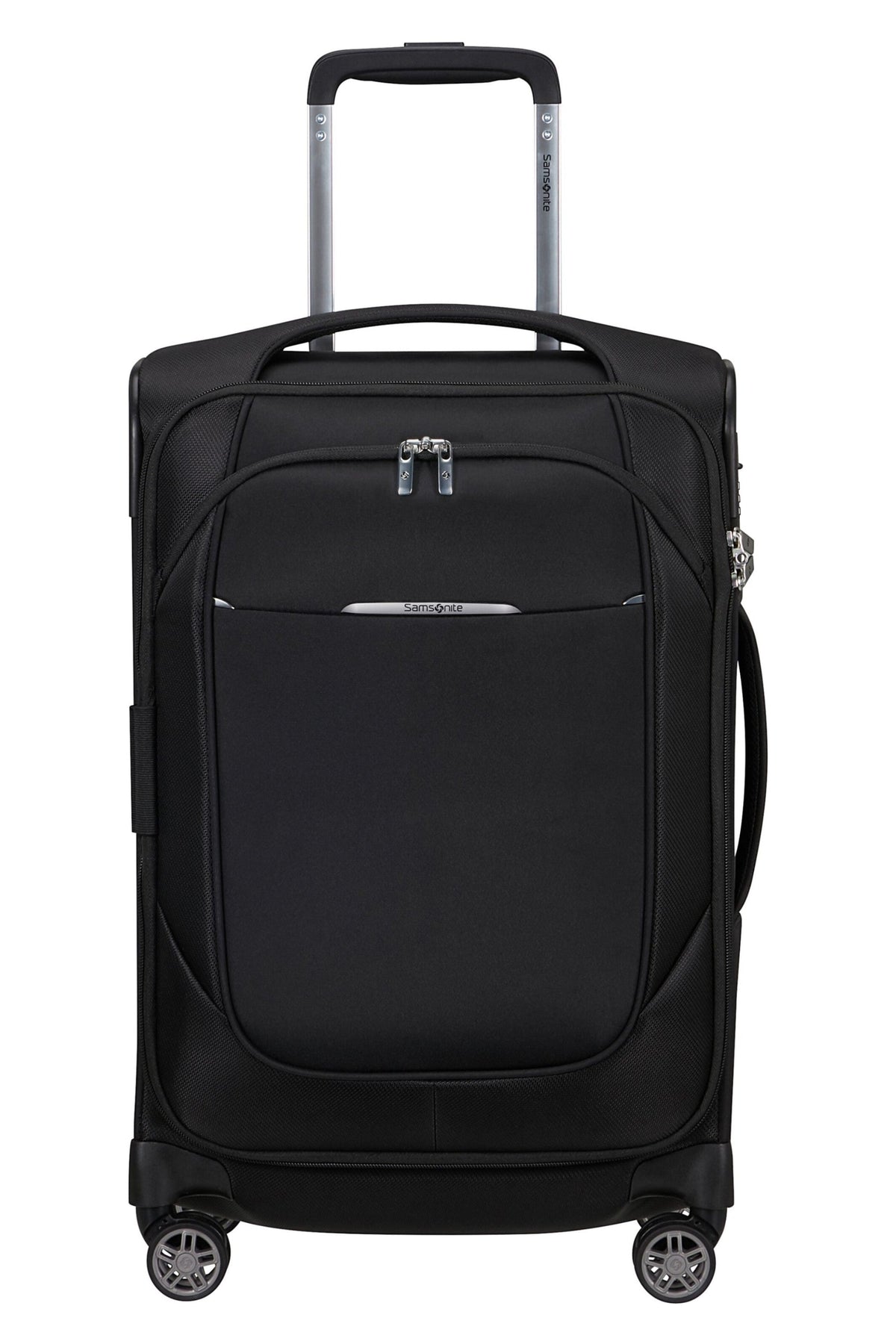 Walizka Samsonite Re-Lite 55 cm slim powiększana czarny