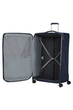 Walizka Samsonite Respark 82 cm powiększana granatowa – wnętrze