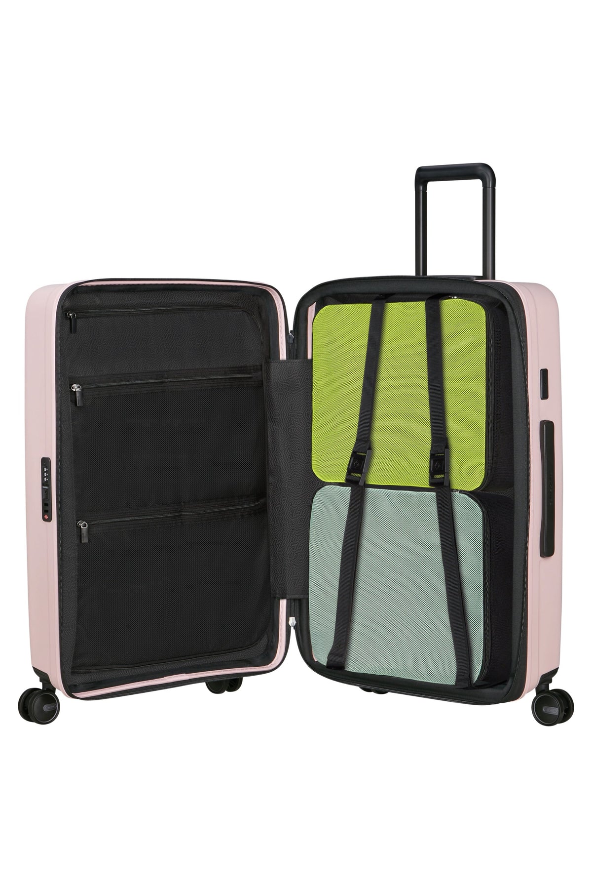 Walizka Samsonite Restackd 68 cm powiększana Rose – wnętrze