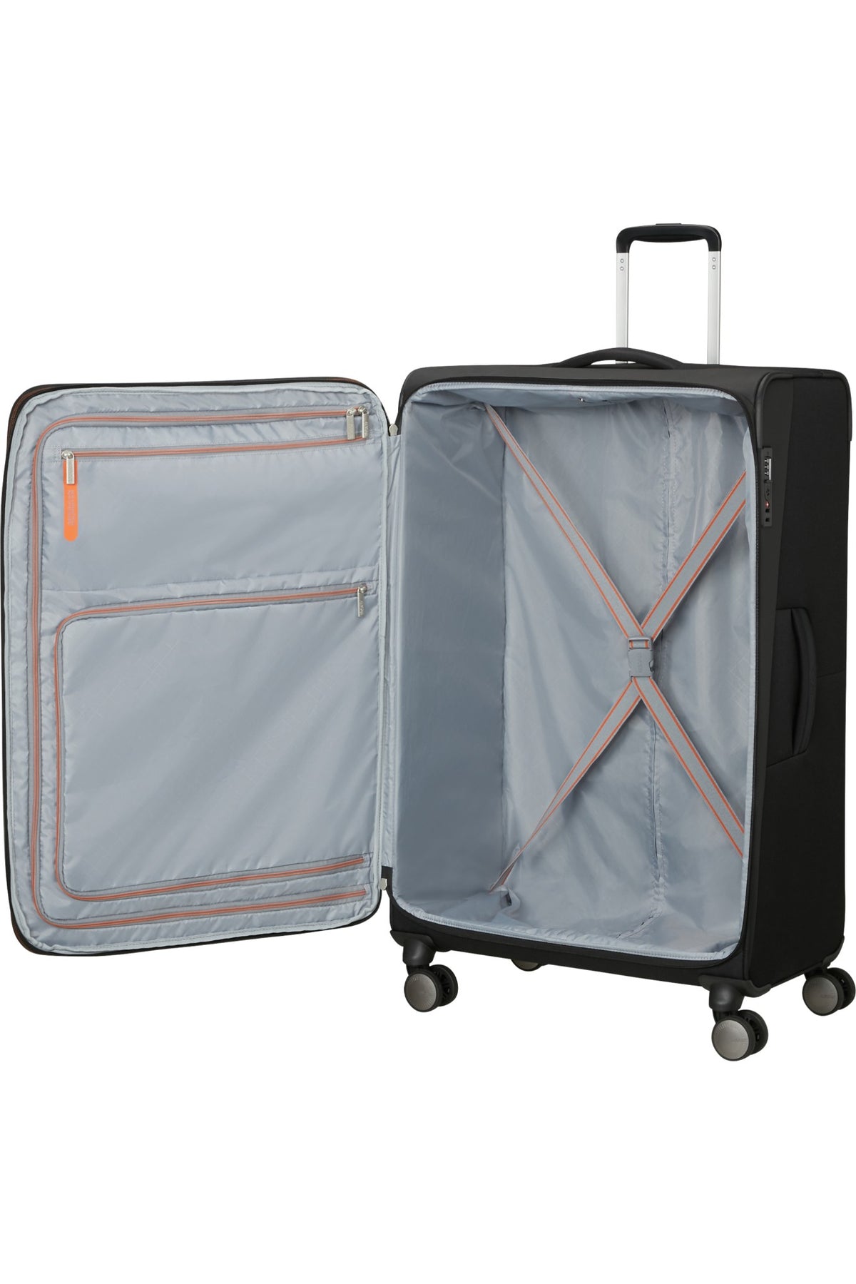 Walizka American Tourister Wanderlite L powiększana Shadow Black – zdjęcie 3