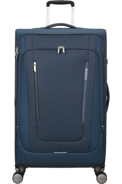 Walizka American Tourister Wanderlite L powiększana Dark Navy – widok 3/4